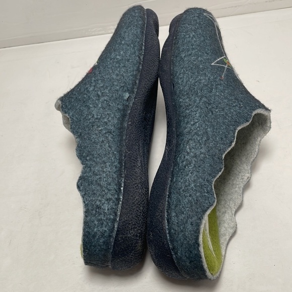 Cocktail Hour Slip On Mules Slides Posie-N-Friends Blue Women’s Slipper 6.5-7 - Picture 7 of 10